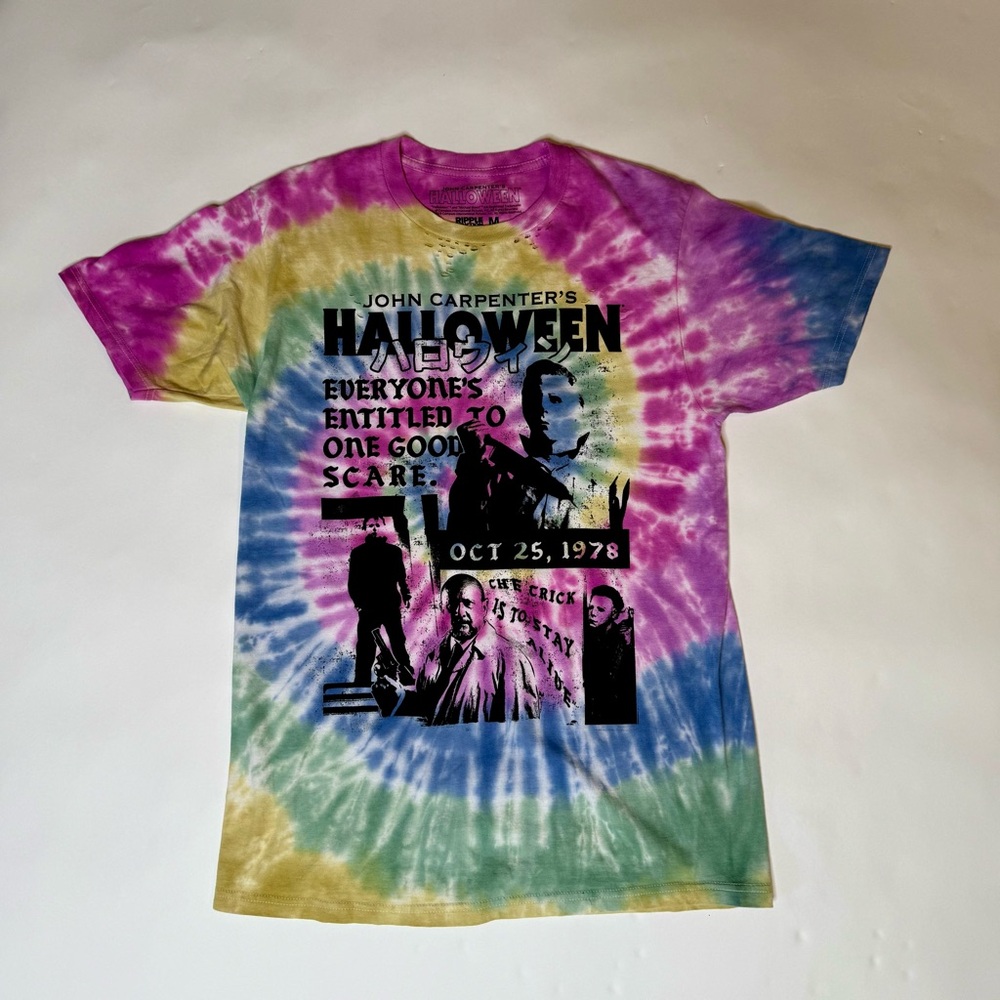 Tie-Dye Halloween John Carpenter’s Graphic T-Shirt